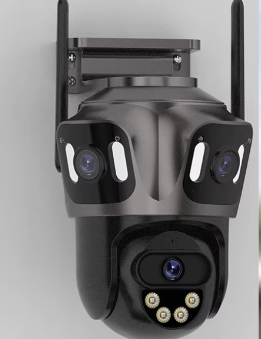 WI‑FI‑Kamera mit drei Objektiven, 15 Megapixel, mit Verfolgungsfunktion.