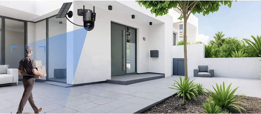 AKTION – Neue Outdoor 4G‑Kamera mit SIM‑Karte, Solarbatterie und optischem Zoom zu verkaufen