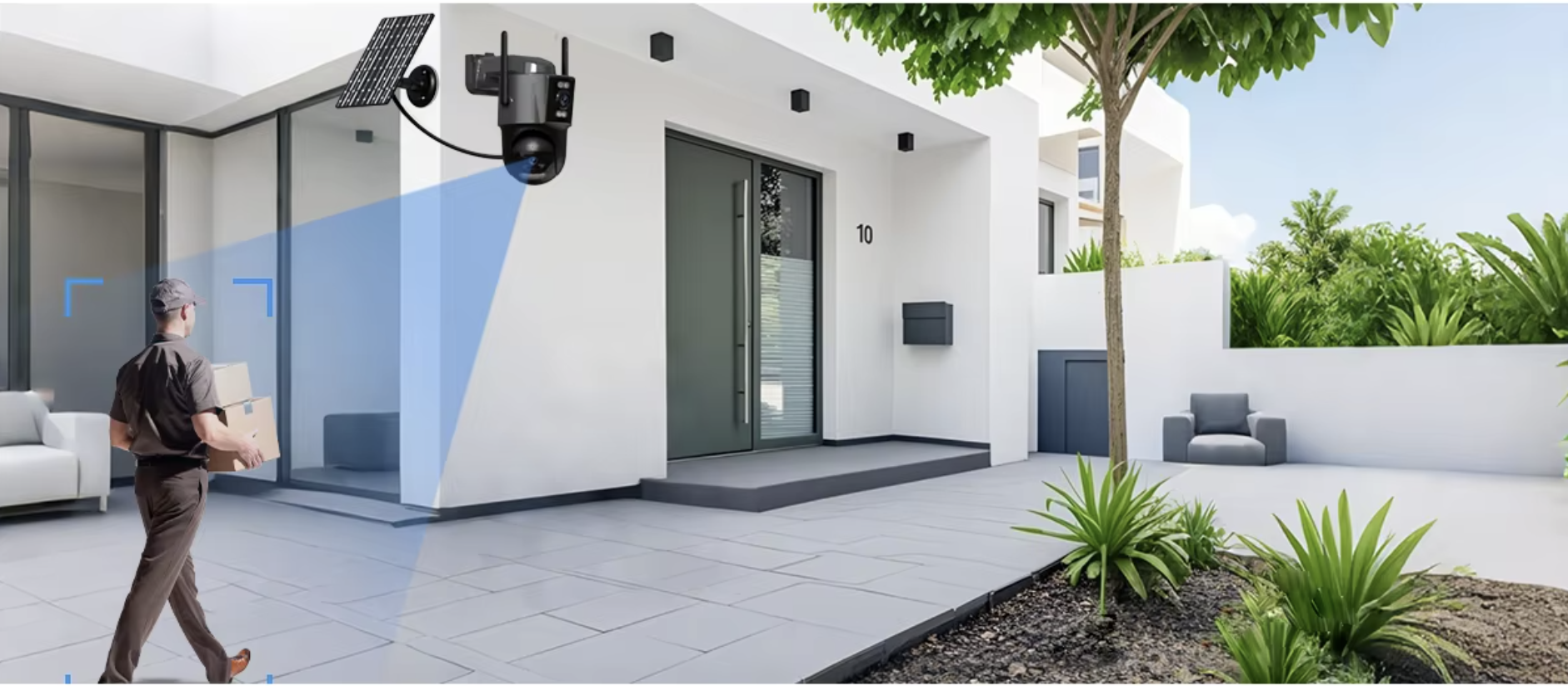 AKTION – Neue Outdoor 4G‑Kamera mit SIM‑Karte, Solarbatterie und optischem Zoom zu verkaufen